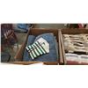 Image 2 : 4 BOXES OF ESTATE TOWELS, ETC