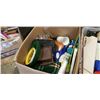 Image 2 : TOTE AND BOX OF ESTATE KITCHEN ITEMS