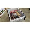 Image 1 : TOTE OF BAR ITEMS AND SEVERAL NEW WINE OPENERS