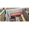 Image 2 : TOTE OF BAR ITEMS AND SEVERAL NEW WINE OPENERS