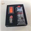 Image 1 : New zippo lighter, fluid and flints with case