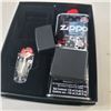 Image 3 : New zippo lighter, fluid and flints with case