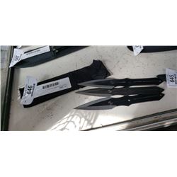 3 NEW THROWING KNIVES