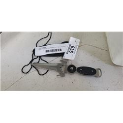 NEW THROWING KNIFE BOTTLE OPENER NECKLACE