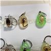 Image 3 : TRAY OF 10 ENCASED SCORPION AND BEETLE KEYCHAINS