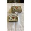 Image 1 : MID CENTURY CIGARETTE BOX AND ASH TRAYS