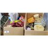 Image 4 : 2 boxes of estate items, etc