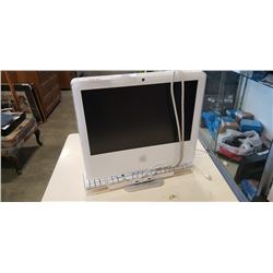 Apple imac computer with keyboard and mouse