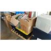 Image 1 : PALLET OF ESTATE CHRISTMAS DECOR, ETC