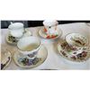 Image 3 : 7 ANTIQUE CHINA CUPS AND SAUCERS