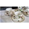 Image 2 : 7 ANTIQUE CHINA CUPS AND SAUCERS