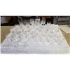 Image 1 : LARGE LOT OF CRYSTAL WINE GLASSES AND GOBLETS