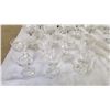 Image 3 : LARGE LOT OF CRYSTAL WINE GLASSES AND GOBLETS