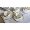 Image 2 : ROYAL DOULTON SIGNATURE PLATINUM 8 CUPS AND SAUCERS AND 8 PLACE SETTING PLATES, 8 ROYAL DOULTON SIMP