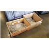 Image 1 : 2 BOXES OF ESTATE CRYSTAL SERVING PIECES, VASES, ETC