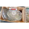 Image 3 : 2 BOXES OF ESTATE CRYSTAL SERVING PIECES, VASES, ETC