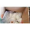 Image 7 : 2 BOXES OF ESTATE CRYSTAL SERVING PIECES, VASES, ETC