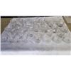 Image 1 : LOT OF CRYSTAL DRINKING GLASSES AND SHOOTERS AND SUNDAE DISHES