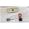 Image 1 : VINTAGE HONEYWELL CLOCK, GERMAN CLIPPERS AND PIRATE TROLL DOLL