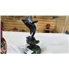 Image 3 : RUSSIAN NESTING DOLLS AND BRASS DOLPHIN SCULPTURE