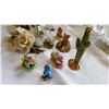 Image 2 : ESTATE BONE CHINA FLOWERS, ANIMAL FIGURES, ETC