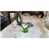 Image 2 : ART GLASS BASKET AND CENTERPIECE