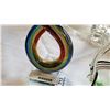 Image 3 : ART GLASS BASKET AND CENTERPIECE