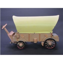 Covered Wagon Lamp- 18.5"L X 7"W X 12"H