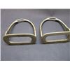Image 4 : Stirrups Marked Made In England- Never Rust- 5.25" X 5"