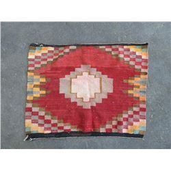 Navajo Blanket- 31" X 25"- Minor Fraying