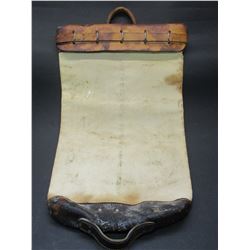 Marked CA Hoffman & Son MFRS Arlington Cal Leather And Canvas Bag- 25" X 15"