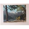 Image 2 : Signed Ernst Peterson Photo- Lake Como October- 16" X 13"