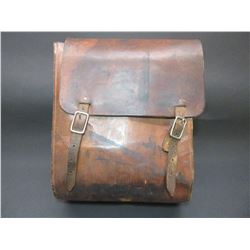 Large Leather Backpack W/ Straps- 19" X 15"W X 6"D