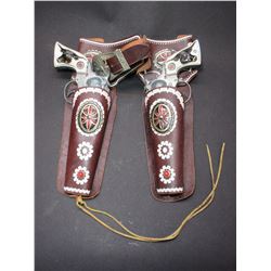 Double Gun Belt w/ 2 Cap Guns