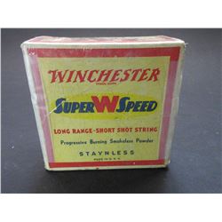 Box Of Winchester Super Speed 12 Ga Shot Shells- 3.75 X 1.25 X 6