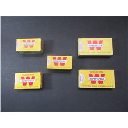 5 Boxes Of Winchester Ammo- .30 Carbine- .32- 20- .222- .38-55- .25-35