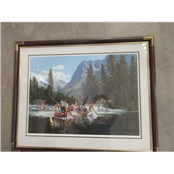 Signed And Numbered Paul Calle Print- 583/950- 41" X 34"