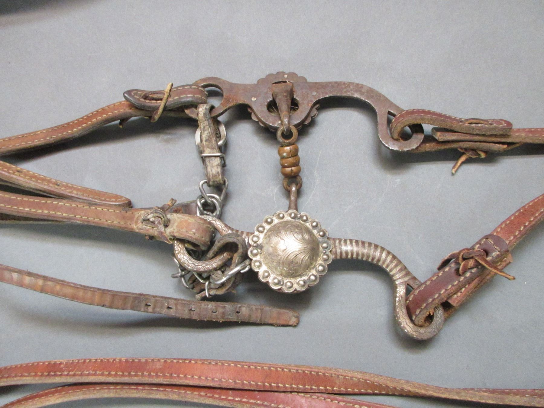 Marked Franco Star 2006 Silver Inlaid Bit- 2.25