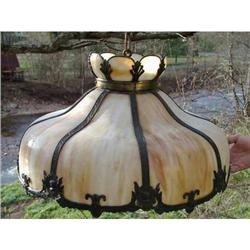 Victorian Stained Glass Hanging Light #1081079