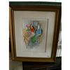 Image 1 : Tarkay Signed Water Color c:1994 Framed #1081140