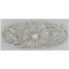 Image 1 : Designer signed French Diamond Flower Pin #1081152