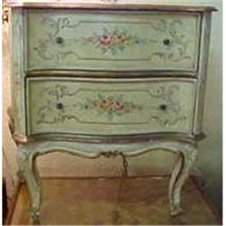 PAIR OF PAINT DECORATED ITALIAN NIGHTSTANDS #1081380