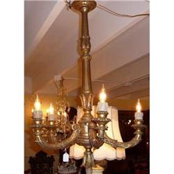 Antique Carved Giltwood Chandelier #1081387