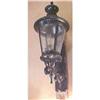 Image 1 :  Pair of Iron Wall Lights Sconces Lanterns  #1081400