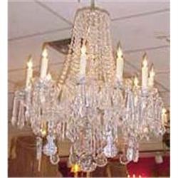 Antique Neo-Classical Crystal Chandelier #1081414