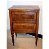 Image 1 : Provincial neoclassical walnut 2 drawer commode#1081441