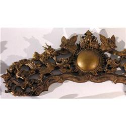 CHINESE ARCHITECTURAL GILT WOOD ARCH W/DRAGONS #1081446