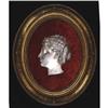 Image 1 : Silver Repousse Lady Portrait in Profile #1081468