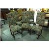 Image 1 : Set of 6 French barley twist chairs #1081606