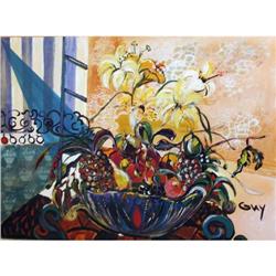 Bracha Guy, The Fruit Bowl, Oil on Canvas #1081625